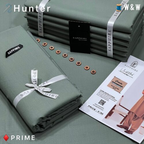 Sapphire Men’s Luxury Tropical Collection 2025 Premium Wash & Wear Hunter