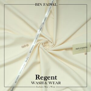 BIN FAISAL  100% Super Luxury Regent Wash & Wear (Cream)