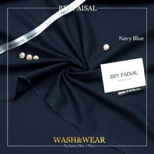 BIN FAISAL  100% Super Luxury Regent Wash & Wear (Azure)