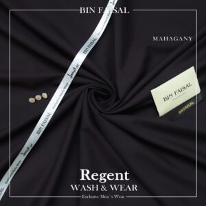 BIN FAISAL  100% Super Luxury Regent Wash & Wear (Mahagany)