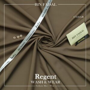 BIN FAISAL  100% Super Luxury Regent Wash & Wear (Cedar)