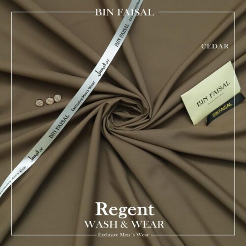 BIN FAISAL  100% Super Luxury Regent Wash & Wear (Cedar)